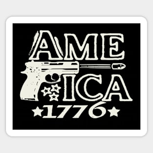 1776 America 2nd Amendment Sticker